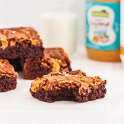 Coconut Peanut Butter Chocolate Brownies