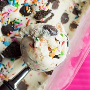 Birthday Cake Oreo Truffle Ice Cream