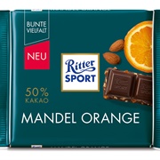 Ritter Sport Mandel Orange 50% Kakao