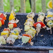 Apple and Grilled Fish