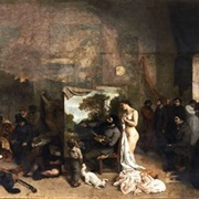 The Studio of the Painter, a Real Allegory (Gustave Courbet)