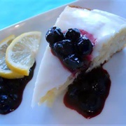 Blueberry Lemonade Mousse Cake