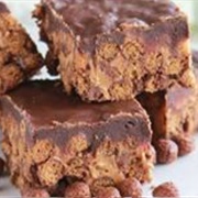 Peanut Butter Cocoa Crispy Bars