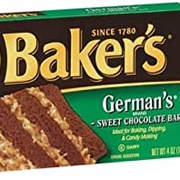 Baker's German's Sweet Chocolate Bar
