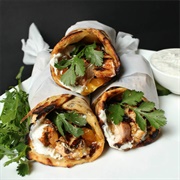 Tandoori Chicken &amp; Vegetable Wrap