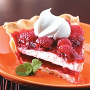 Raspberry Ribbon Pie