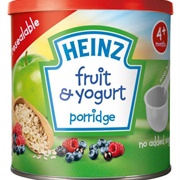 Fruit and Yogurt Porridge Baby Food