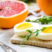 Egg and Grapefruit