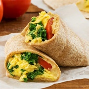Egg and Kale Wrap