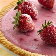 Strawberry Daiquiri Cocktail Pie