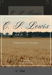 Philosophical Thoughts (C.S. Lewis)