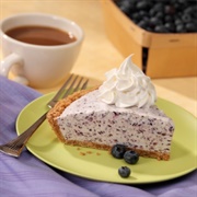 Blueberry Vanilla Ice Cream Pie