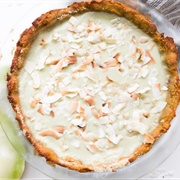 Honeydew Melon Cream Pie