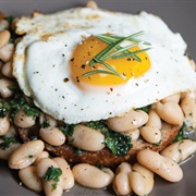 Egg and White Beans