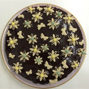 Vegan Chocolate Marzipan Cake