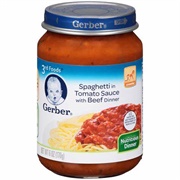 Beef Spaghetti Baby Food