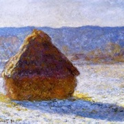 Haystack in the Morning, Snow Effect (Claude Monet)
