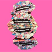 Halfsies Cookies Co. Easter Bunny Oreo Stuffed Birthday Cake Sugar Cookies