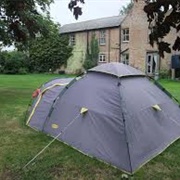 Pitched a Tent in Your Own Backyard