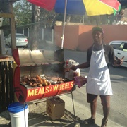 Jerk Chicken From Street BBQ, Jamaica