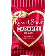 Russell Stover Caramel Heart Milk Chocolate