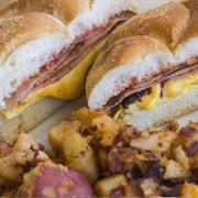 New Jersey: Pork Roll Sandwich With Egg and Cheese