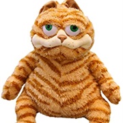 Fat Orange Cat Plush Fat Kitten Stuffed Animals Toy, 11.8Inch Lifelike Yellow Tabby Cat Kitty Toy Ki