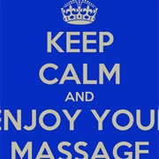 Enjoy Your Massage!