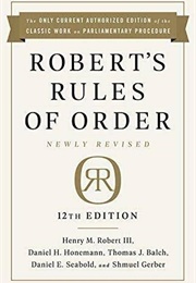Robert&#39;s Rules of Order (Henry Martyn Robert)