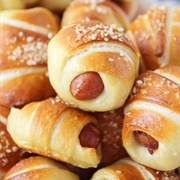 Mini Pretzel Dog