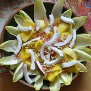 Mango Coconut and Endive Salad
