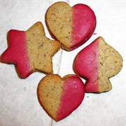 Vegan Punch Cookies With Walnut Filling