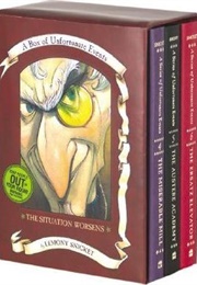 Box of Unfortunate Events:  Books 4, 5, 6 (Lemony Snicket)