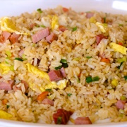 Chicken and Ham Fried Rice