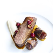 Goose Glazed in Honey With Tart Berries