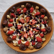 Banana and Strawberry Salad With Dates and Figs