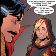 Carol X Strange - Carol Danvers and Stephen Strange