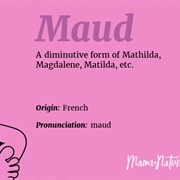 Maud