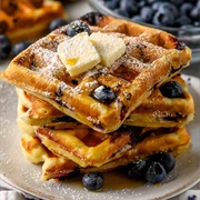 Waffle With Berries