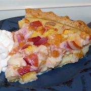 Nectarine Custard Pie