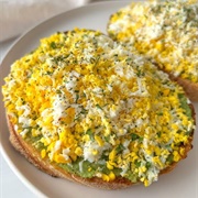 Grated Egg Toast
