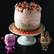 Monster Mash-Up Layer Cake With Malted Vanilla Frosting