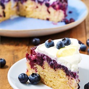 Blueberry Lemon Upside Down Cake