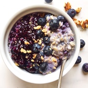 Blueberry Pie Overnight Oats