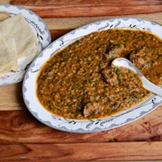 South Sudan: Rijla, Purslane Red Lentils Stew