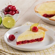 Cherry Limeade Margarita Pie