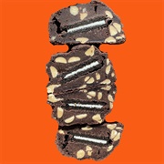Halfsies Cookie Co. Oreo Stuffed Chocolate Peanut Butter Chip Cookie