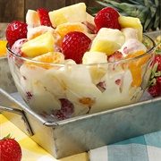 Piña Colada Cheesecake Salad