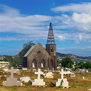Springfield Cemetery &amp; Chapel, St. Kitts &amp; Nevis