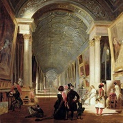 View of the Grande Galerie of the Louvre (Patrick Allan-Fraser)